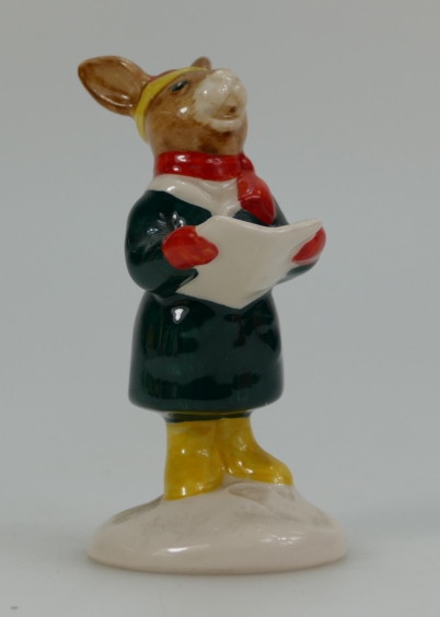 Appraisal: Royal Doulton Bunnykins figure Carol Singer DB limited edition