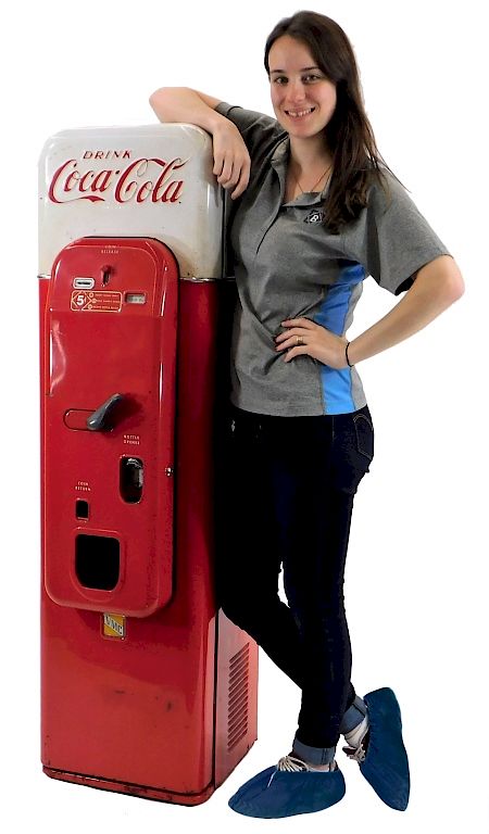 Appraisal: Vendo Model Coca-Cola Cent Vending Machine United States th Century