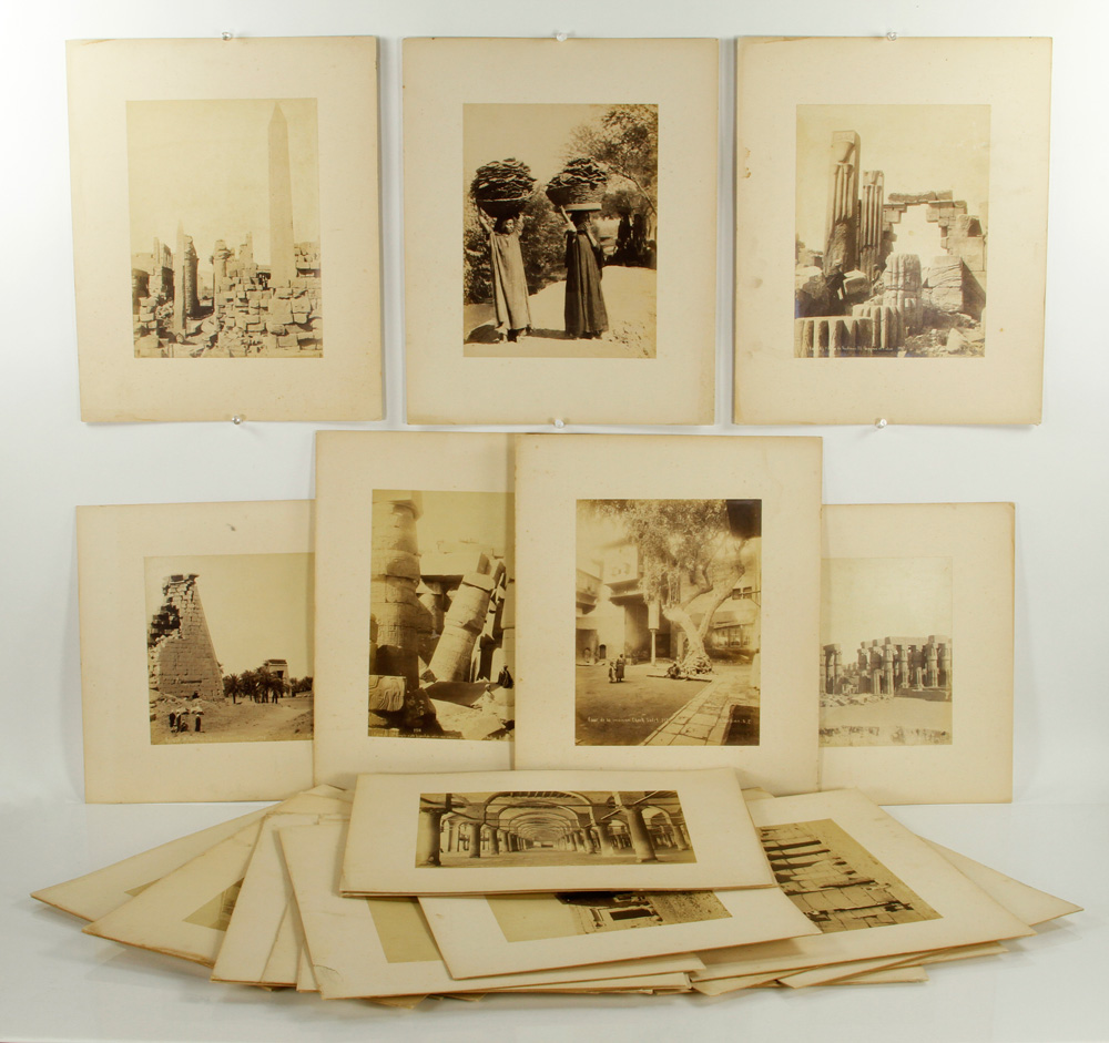 Appraisal: - Albumen Photographs Thirty-one albumen photographs to include nineteen prints