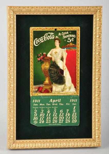 Appraisal: Circa Coca-Cola Calendar Description Features the Lillian Nordica coupon with