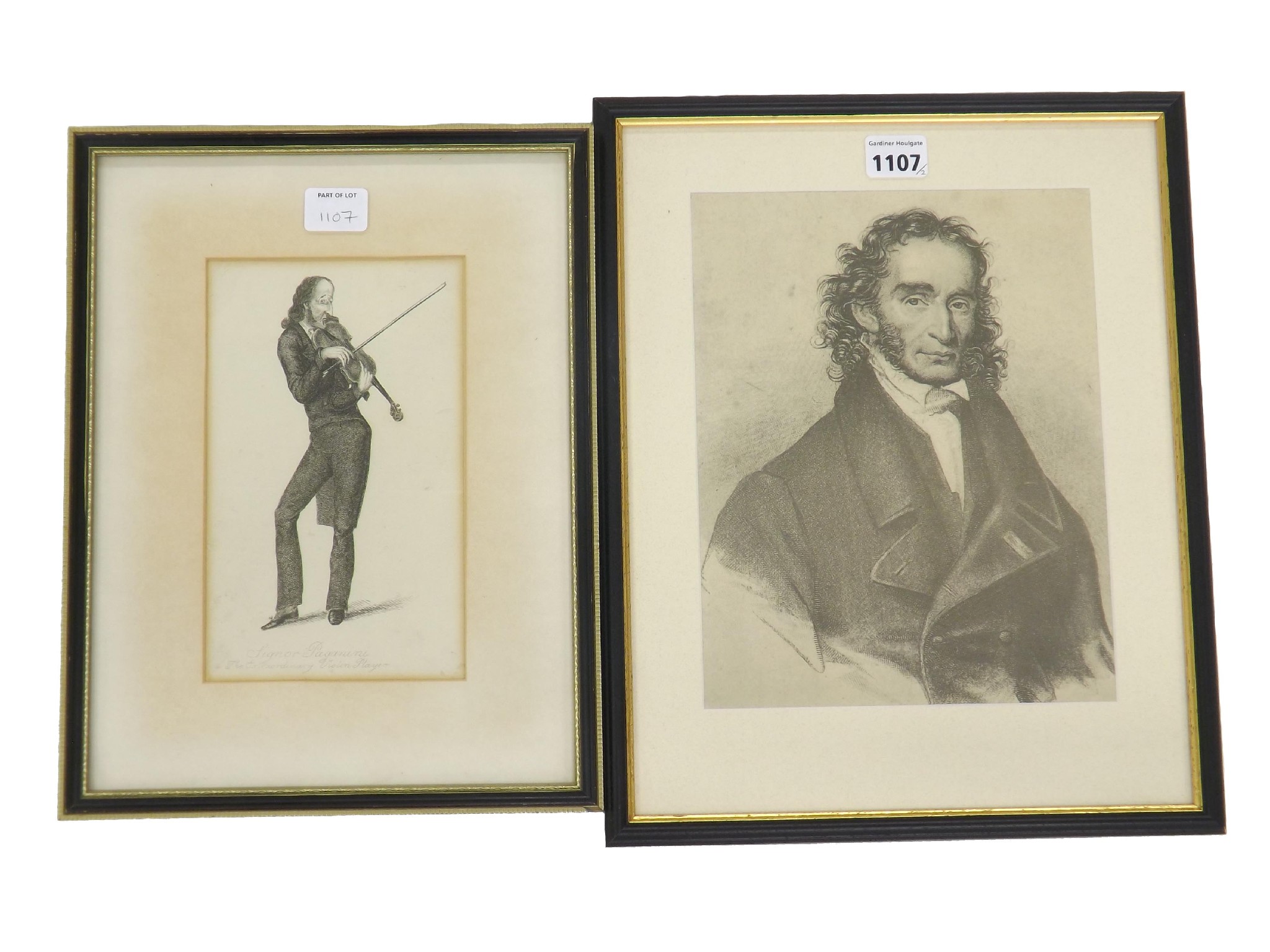 Appraisal: th century school - 'Signor Paganini - The Extraordinary Violin