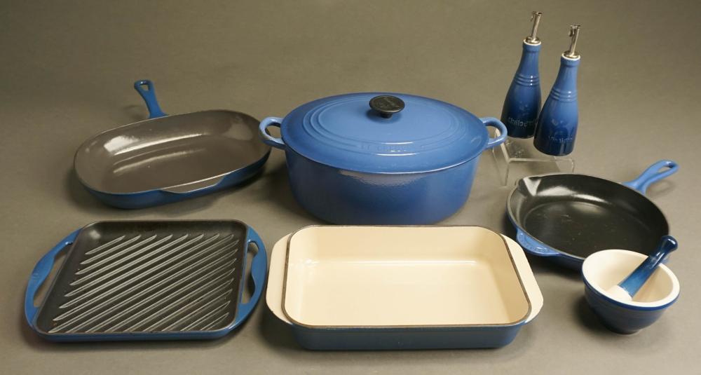 Appraisal: COLLECTION OF LE CREUSET ENAMEL COOKWARECollection of Le Creuset Enamel