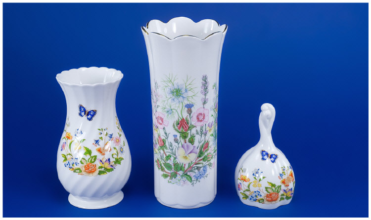 Appraisal: Aynsley Cottage Garden One Bell and One Wild Tudor Vase