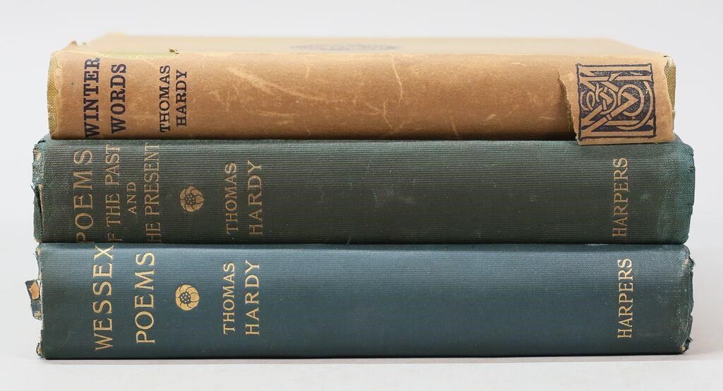 Appraisal: Thomas Hardy England - first edition books Winter Words Poems