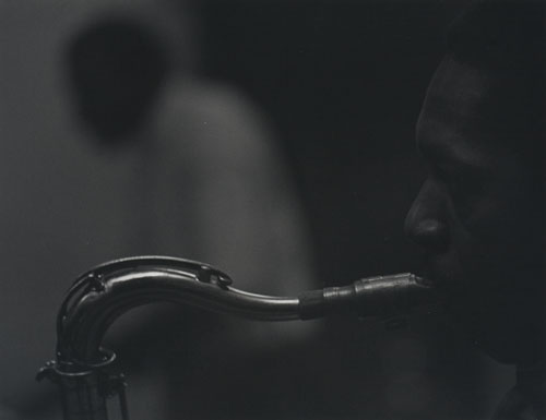 Appraisal: DE CARAVA ROY - John Coltrane Silver print x inches