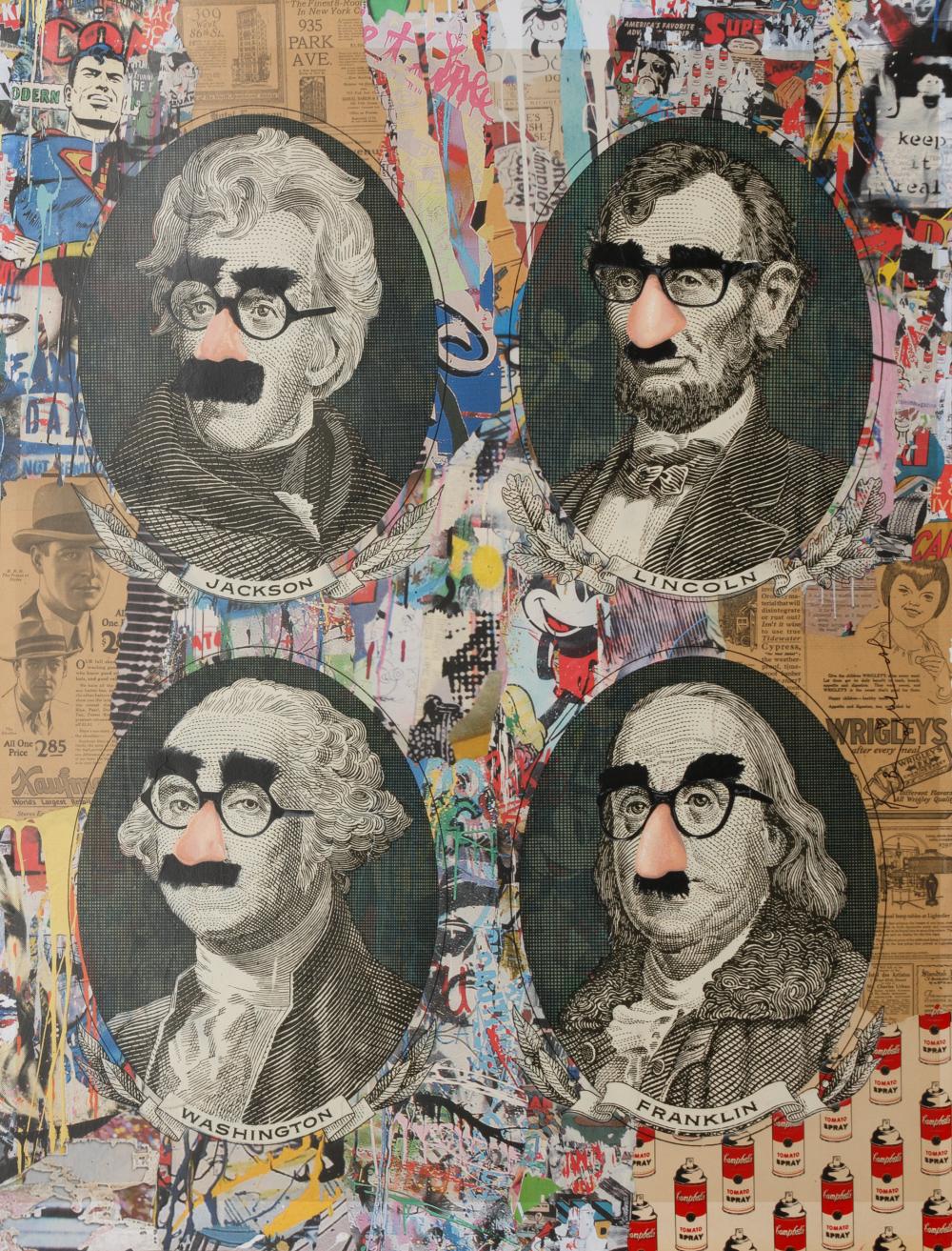 Appraisal: Mr Brainwash Thierry Guetta French b Incognito silkscreen and mixed