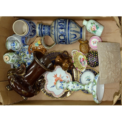 Appraisal: Miscellaneous English and Continental ornamental pottery and porcelain to include