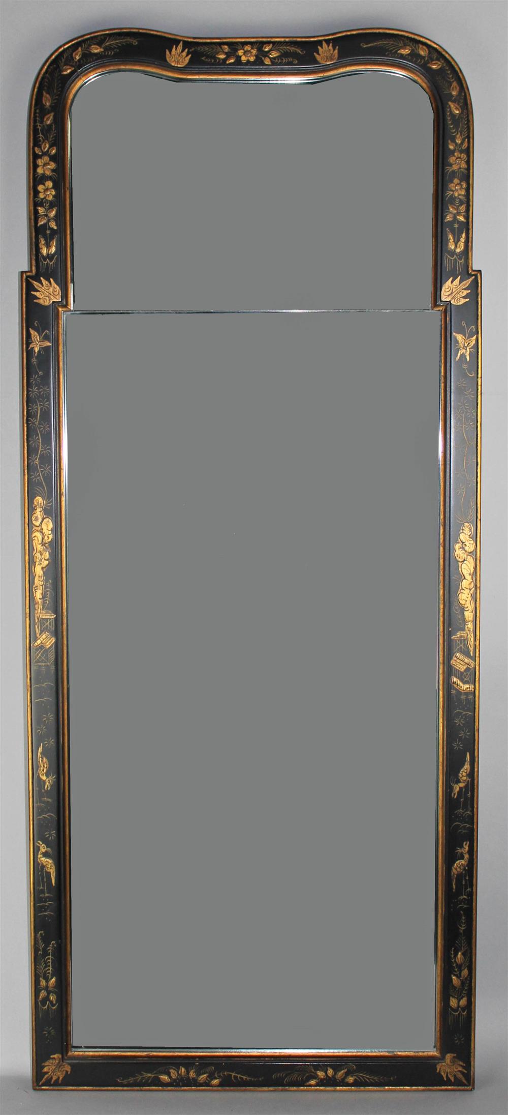 Appraisal: WILLIAMSBURG FRIEDMAN BROS QUEEN ANNE STYLE CHINOISERIE MIRROR having a