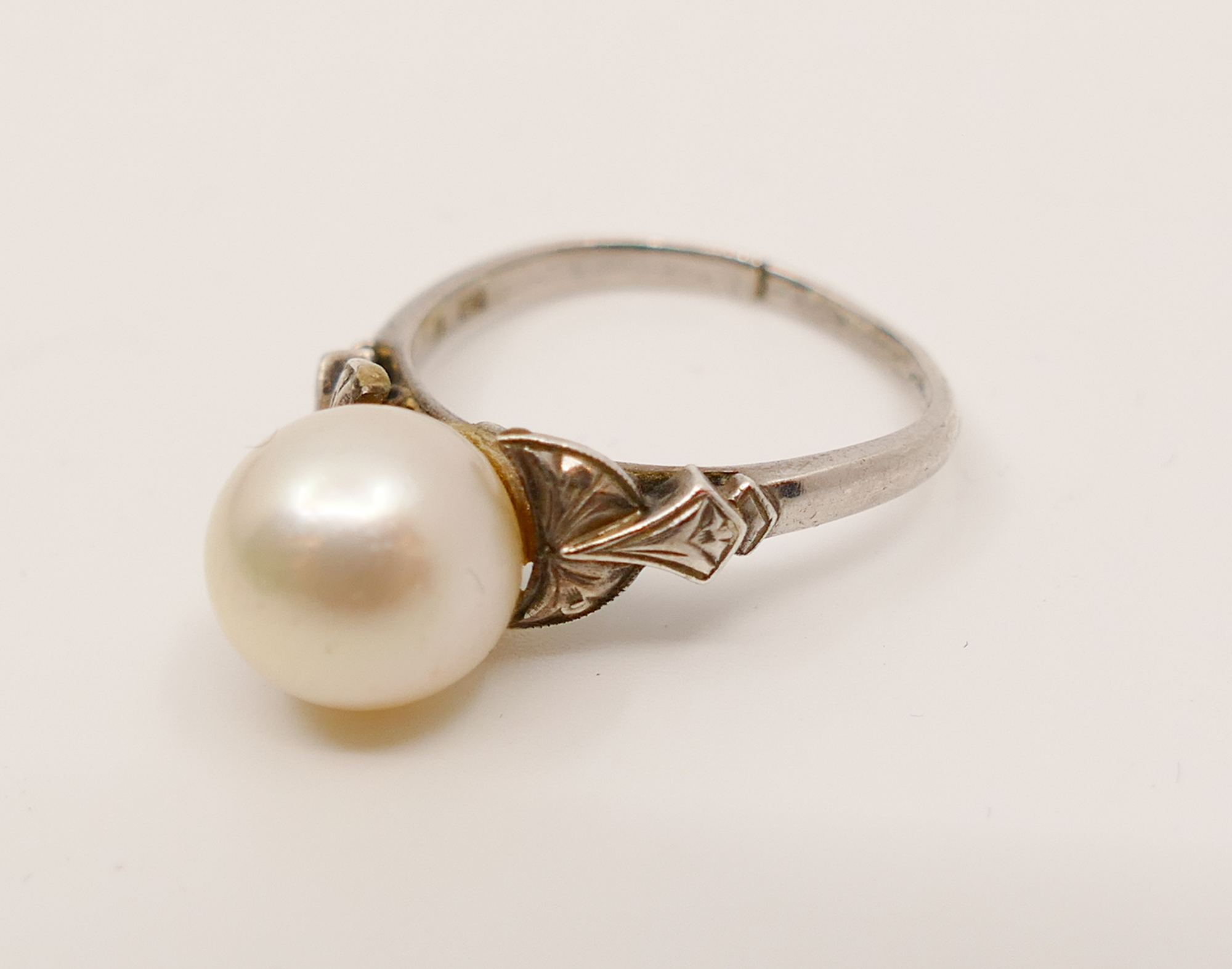 Appraisal: Mikimoto Sterling Pearl Ring