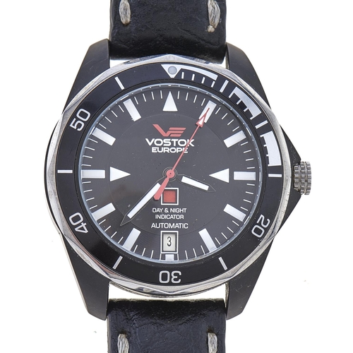 Appraisal: A Vostok self winding gentleman's wristwatch Europe with date day