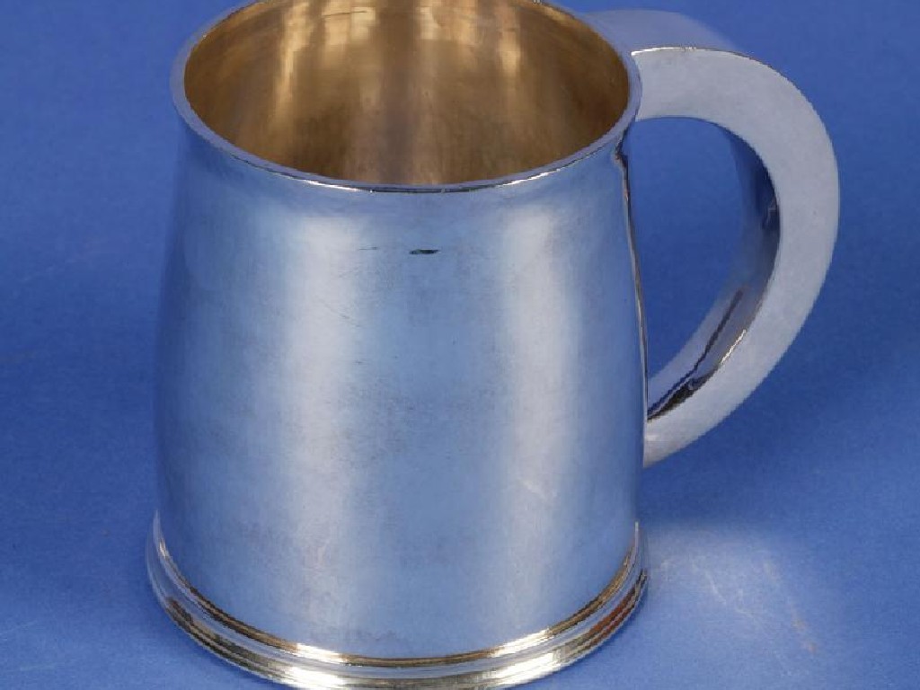 Appraisal: H G MURPHY A TANKARD of circular slightly bellied form