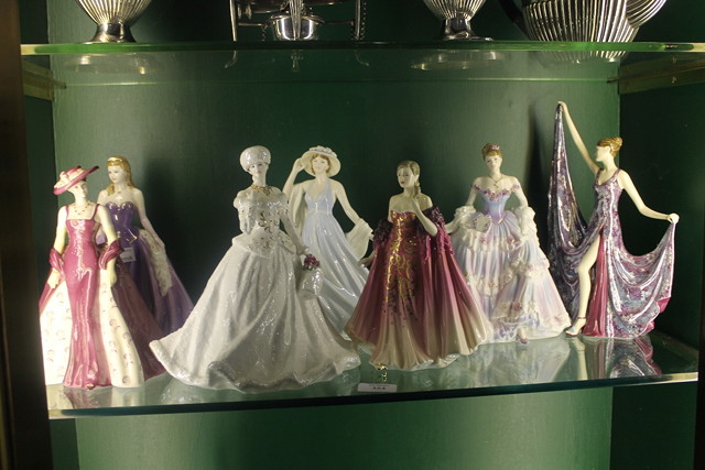 Appraisal: A COLLECTION OF SIX COALPORT FIGURES OF LADIES 'The Magic