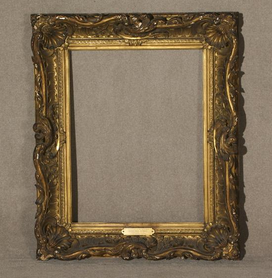 Appraisal: George III Giltwood Frame th- th Century Sight size -