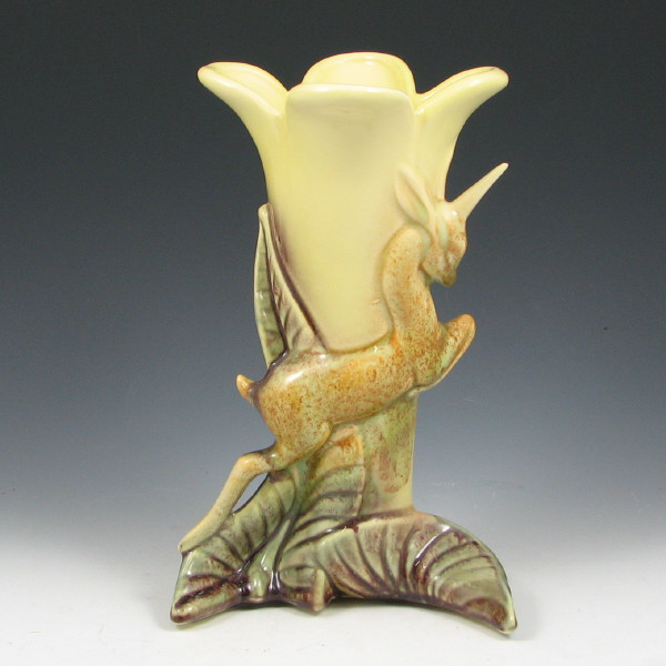 Appraisal: Hull Novelty Unicorn Vase - Mint Novelty unicorn vase with