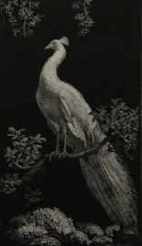 Appraisal: Lindsay Lionel White Peacock woodcut one of copies signed and