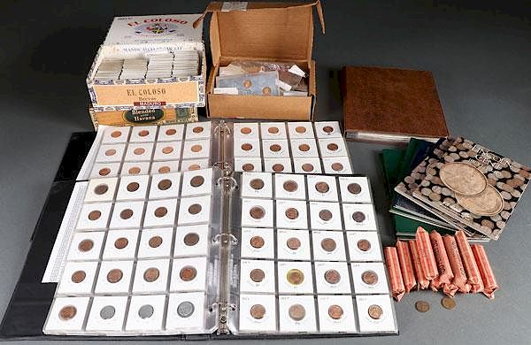 Appraisal: A COLLECTION OF US LINCOLN CENTS A COLLECTION OF US