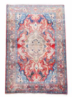 Appraisal: Hand Woven Persian Sarouk Rug ' '' x ' ''