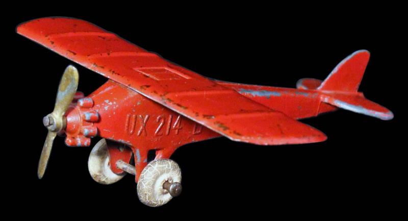 Appraisal: Aero-Dawn UX- No circa Tootsietoy Red with white rubber tires