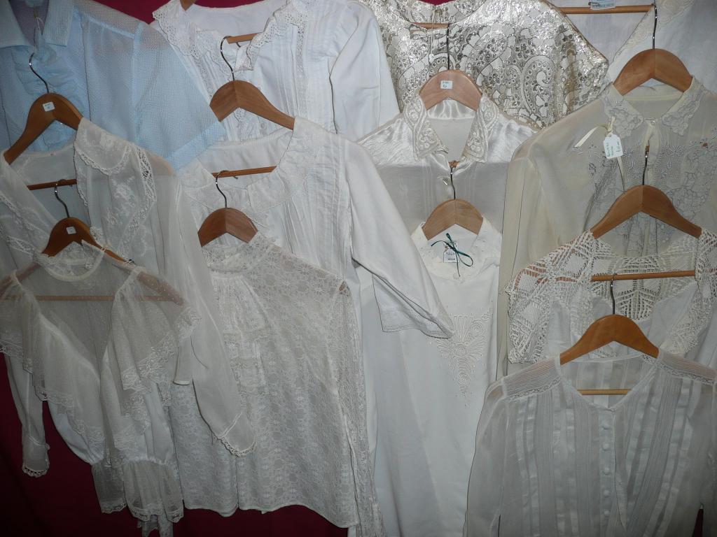 Appraisal: A good collection of ladies blouses - various eras and