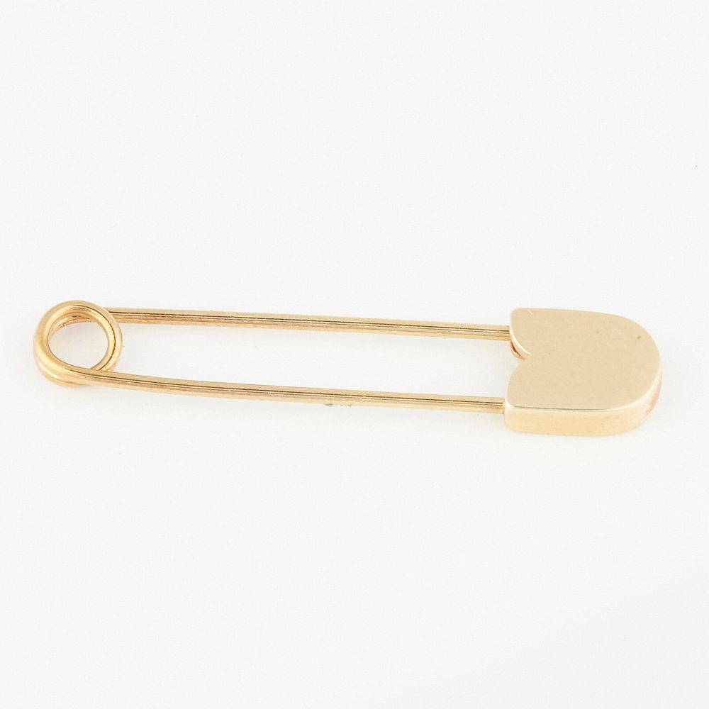 Appraisal: K Gold Safety Pin Elegant K gold safety pin marked