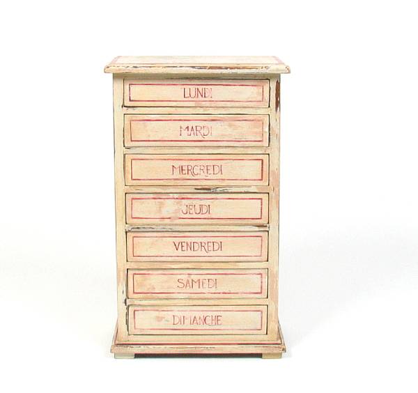 Appraisal: An Italian style paint decorated side cabinet height in width