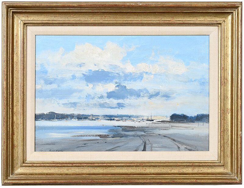 Appraisal: Ian Houston British born Low Tide on the Orwell England