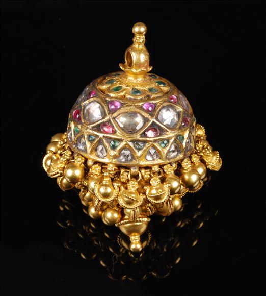 Appraisal: An Indian multi gem set pendant probably late th century