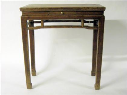 Appraisal: Chinese softwood side tablelate qing dynasty