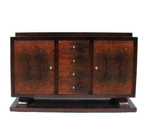 Appraisal: An Art Deco side cabinet height in width ft in