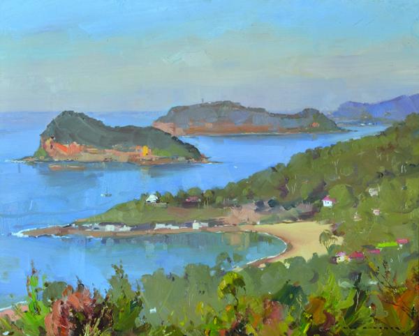 Appraisal: ALAN D BAKER - View of the Coast oil on