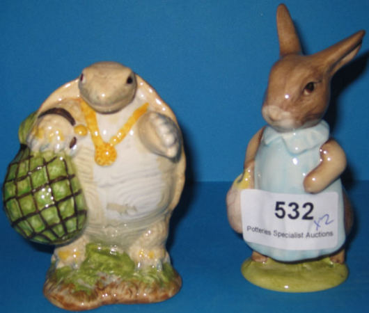 Appraisal: Beswick Beatrix Potter Figures Mr Alderman Plolemy and Mrs Flopsy