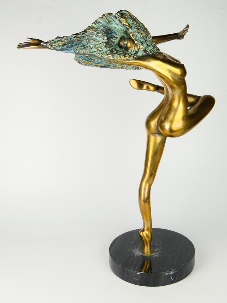 Appraisal: TOM BENNETT USA b RAINDANCER BRONZE TOM BENNETT USA b