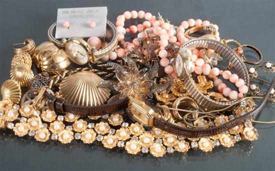 Appraisal: Assorted costume jewelry Estimate - Any condition statement concerning the