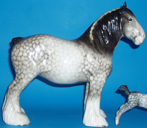 Appraisal: Rocking Horse Grey Shire Horse