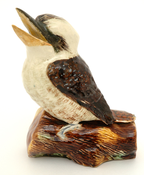 Appraisal: GRACE SECCOMBE New South Wales circa Slip cast earthenware kookaburra