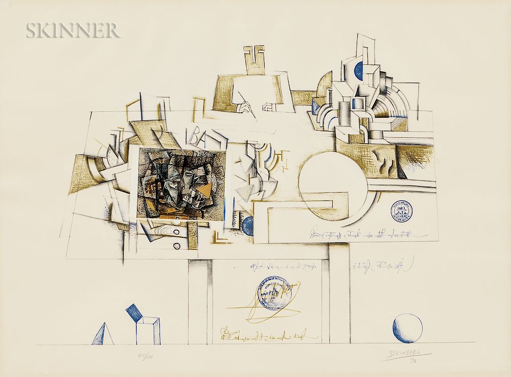 Appraisal: Saul Steinberg American - Braque Saul Steinberg American - Braque