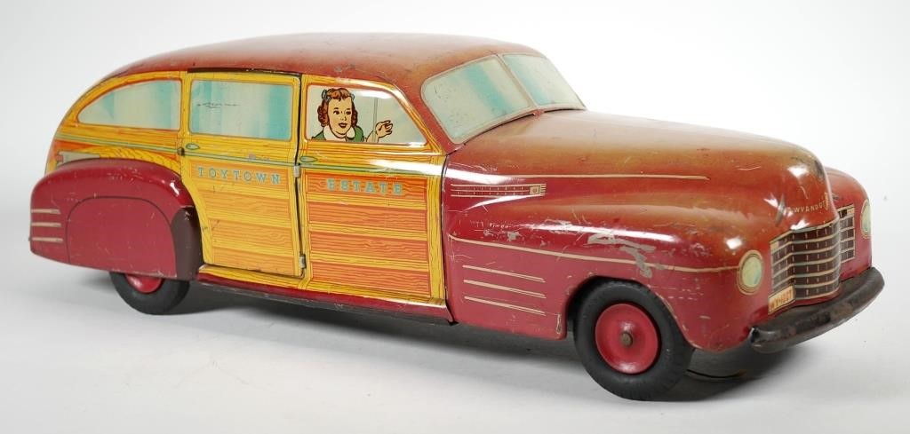 Appraisal: WYANDOTTE TOYTOWN ESTATE TIN LITHO TOY CARTin litho car by