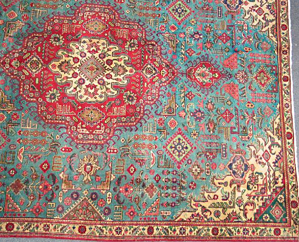 Appraisal: A Tabriz carpet size approximately ft x ft