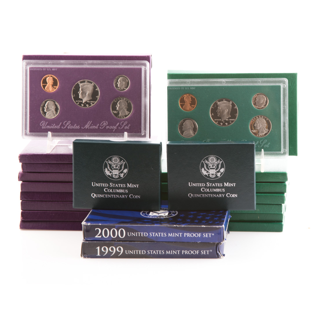 Appraisal: US US Proof Sets - Halves - - - -