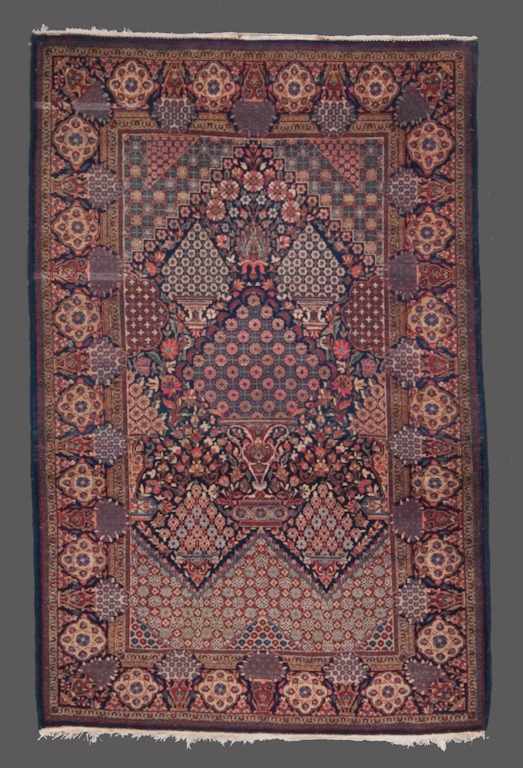 Appraisal: Antique Keshan rug Persia circa x Estimate - Slight wear