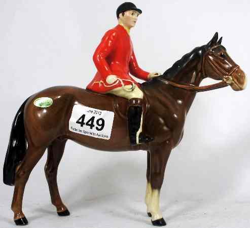 Appraisal: Beswick Huntsman on Brown Horse minute nip to end of