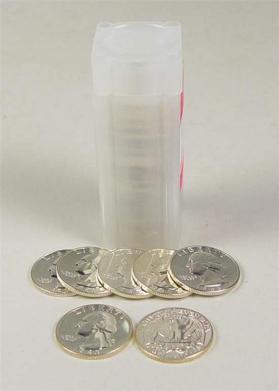 Appraisal: Roll of Proof Silver Washington Quarters Only proof quarters and