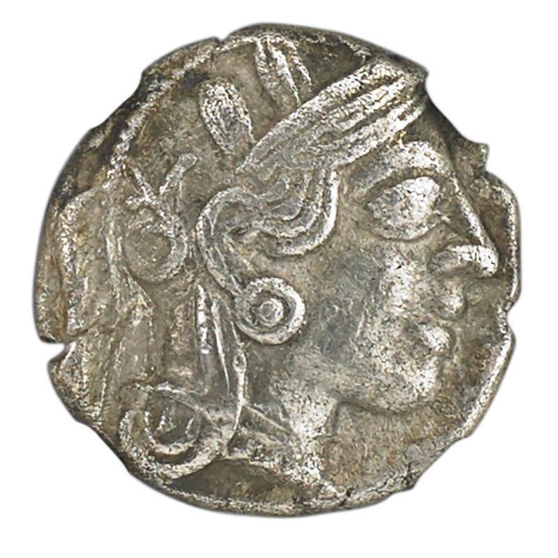 Appraisal: ANCIENT ATTICA ATHENS AR DRACHM COIN Condition Report