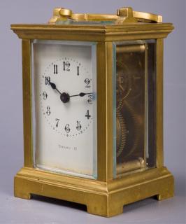 Appraisal: Tiffany Co Brass Carriage Clock Turn of the th Century