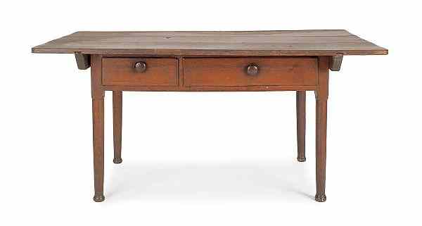 Appraisal: Pennsylvania walnut tavern table early th c h w d