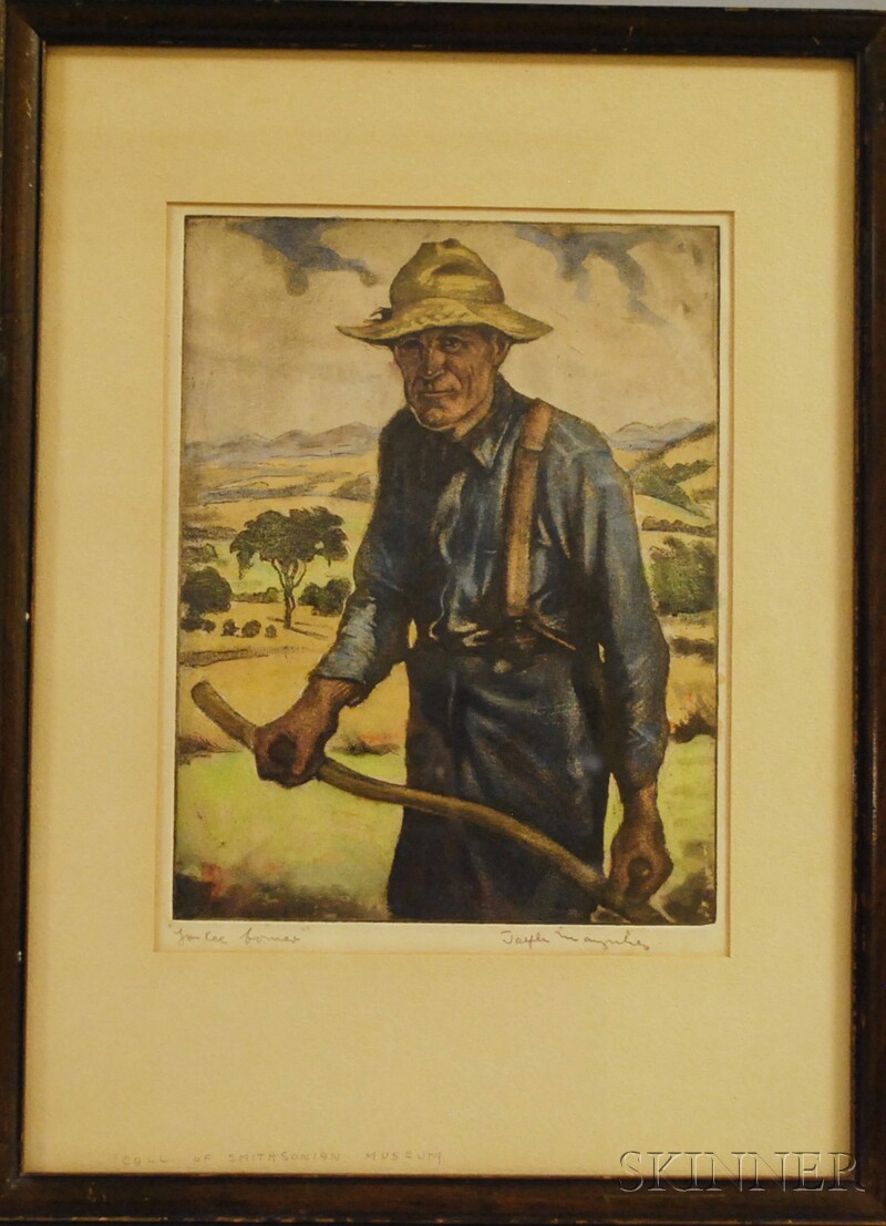 Appraisal: Joseph Margulies American - Yankee Farmer Signed in pencil l