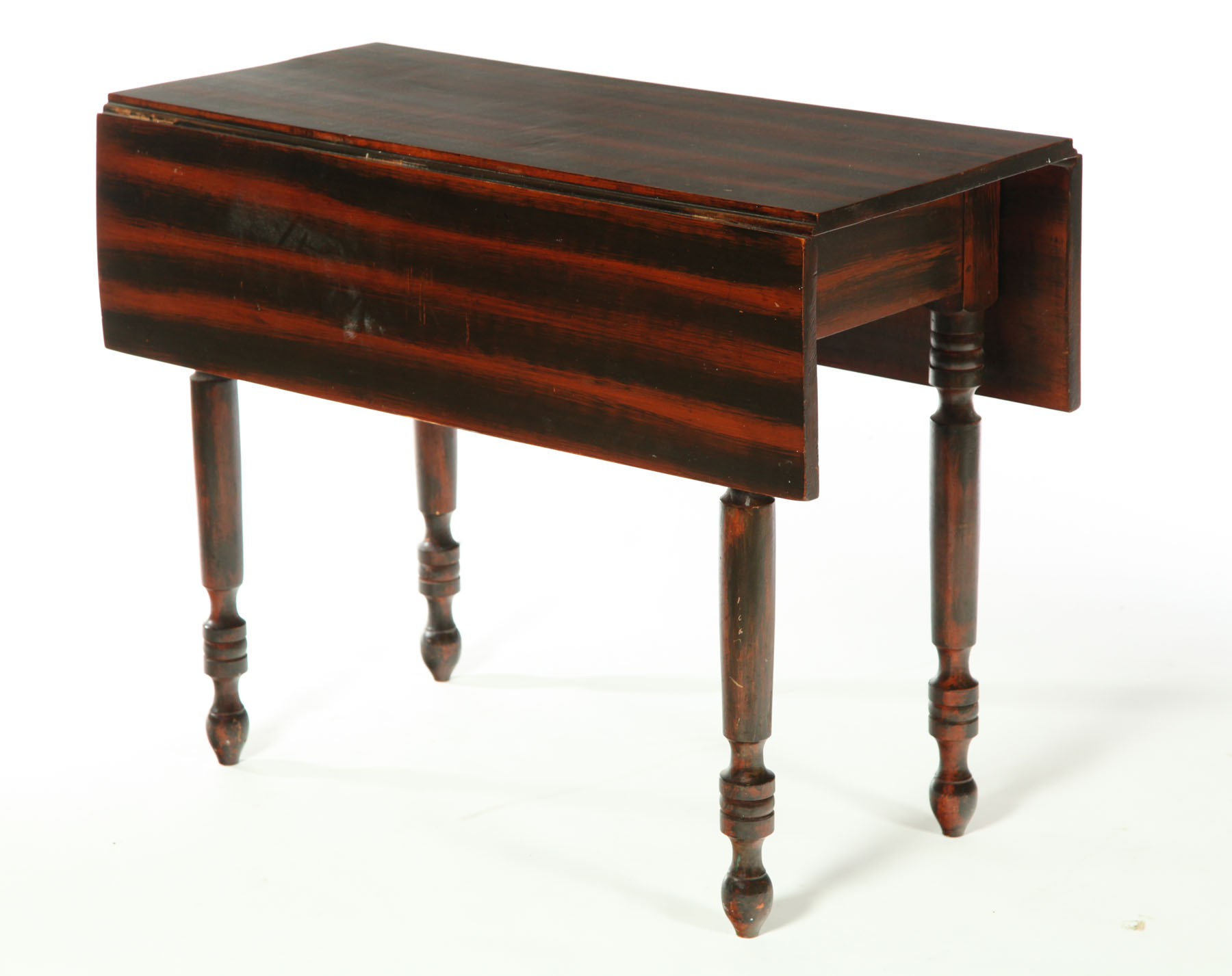 Appraisal: DECORATED DROP LEAF TABLE New England st half- th century