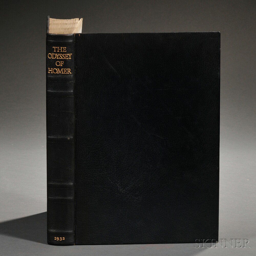 Appraisal: Homer c th Century BC The Odyssey London Printed and