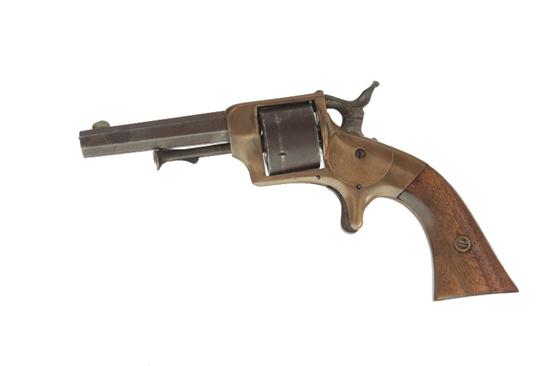 Appraisal: PRESCOTT REVOLVER shot rimfire with - '' octagonal barrel and