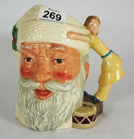 Appraisal: Royal Doulton Large Character Jug Santa Claus D with Doll